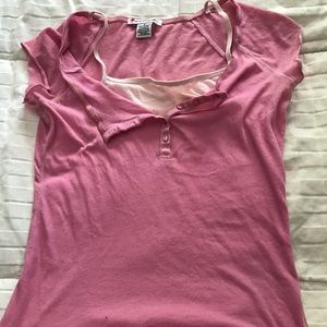 Y2K Pink tee sz M